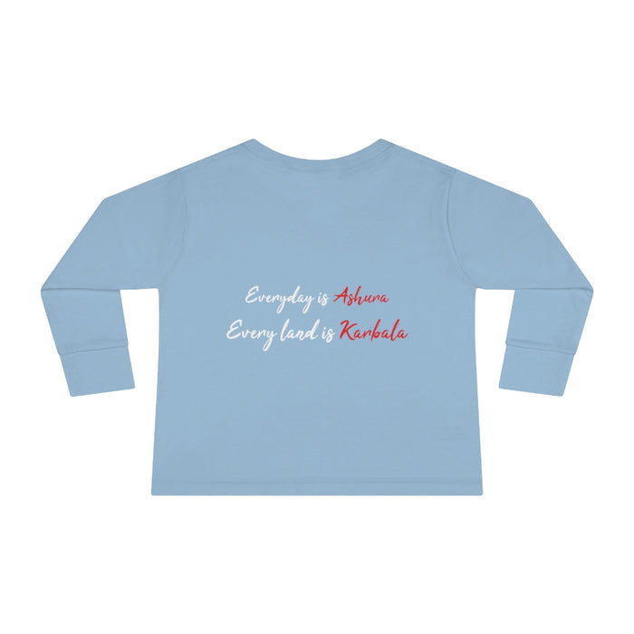 Love Hussain (as) White - Long Sleeve Shirt Toddler