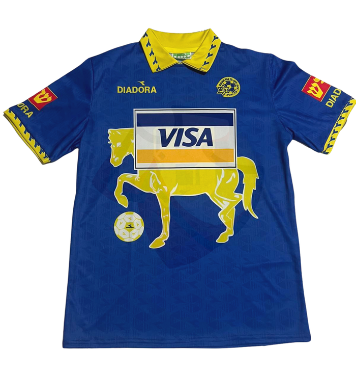 Maccabi Tel-Aviv 1996-1997 Away - Retro Jerseys, חולצה של מכבי תל אביב