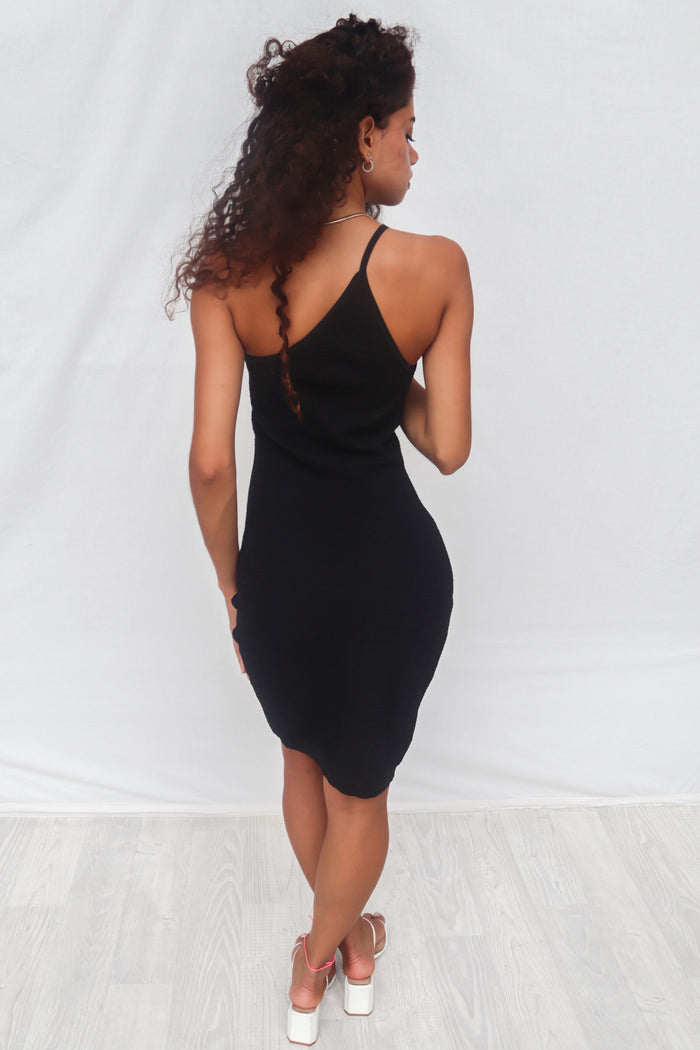 Maddox Mini Dress - Black - Runway Goddess