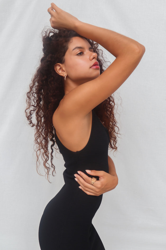 Maddox Mini Dress - Black - Runway Goddess