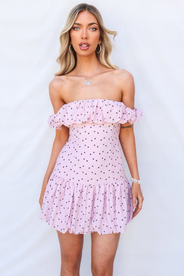 Maisey Mini Dress - Pink - Runway Goddess
