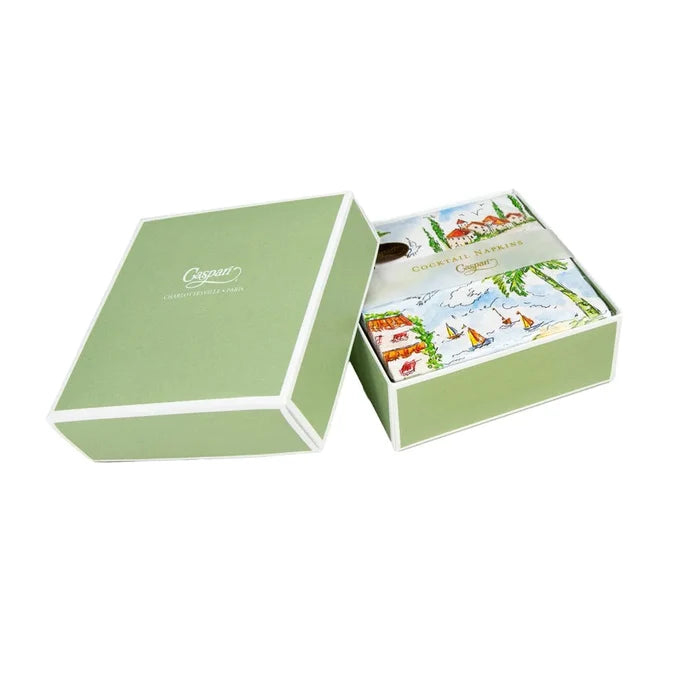 Mallorca Boxed Cocktail Napkins