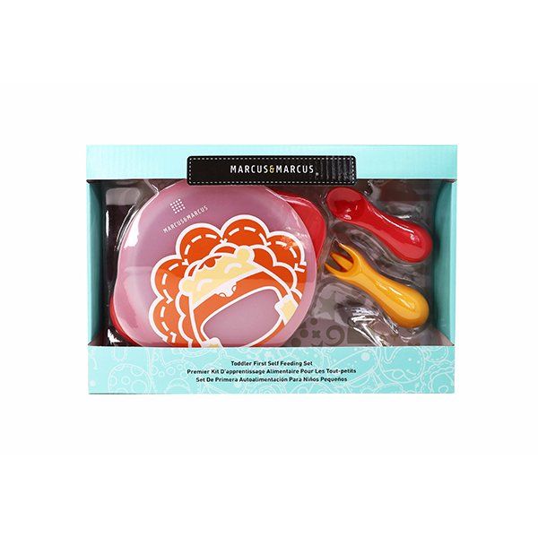 Marcus & Marcus Toddler First Self Feeding Set - Lola Yellow