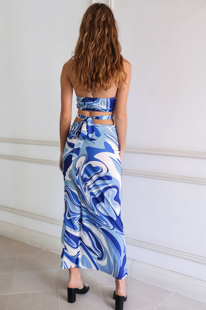 Margarita Set - Blue Swirl - Runway Goddess