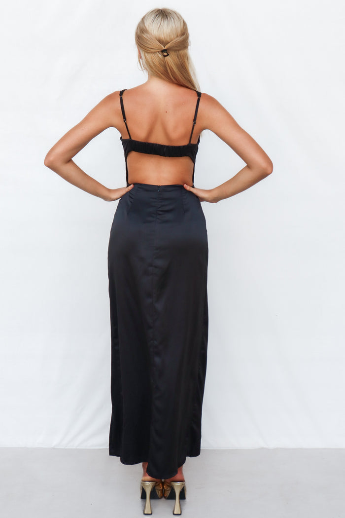 Marilla Maxi Dress - Black - Runway Goddess