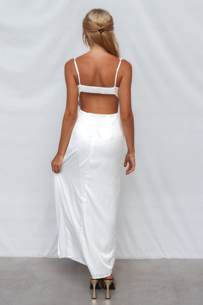 Marilla Maxi Dress - White - Runway Goddess