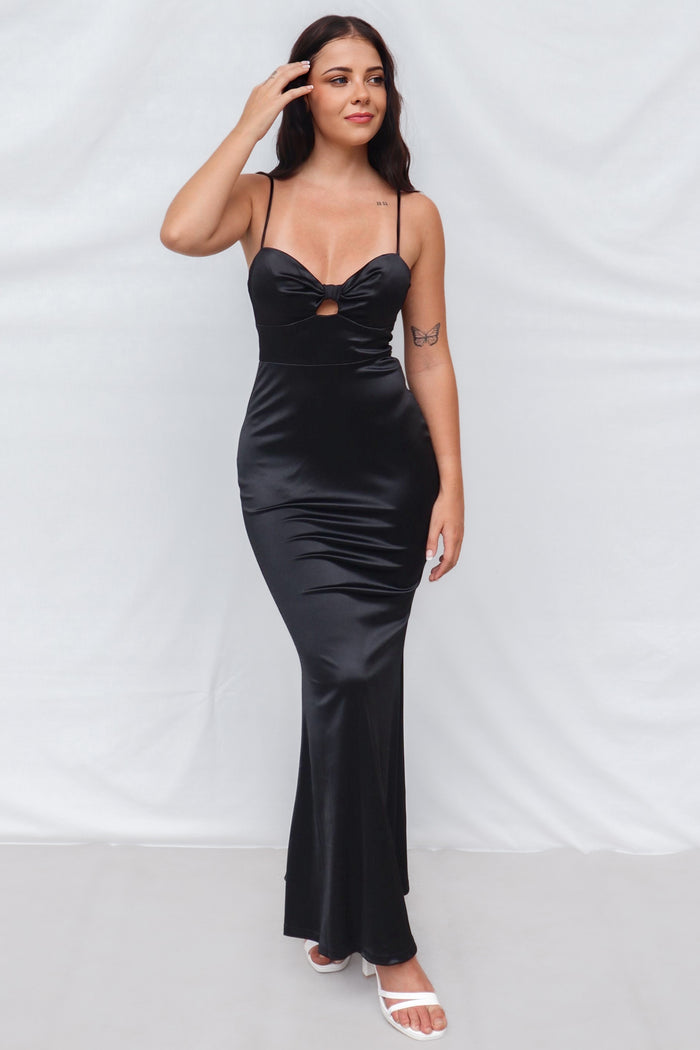 Mellie Maxi Dress - Black - Runway Goddess