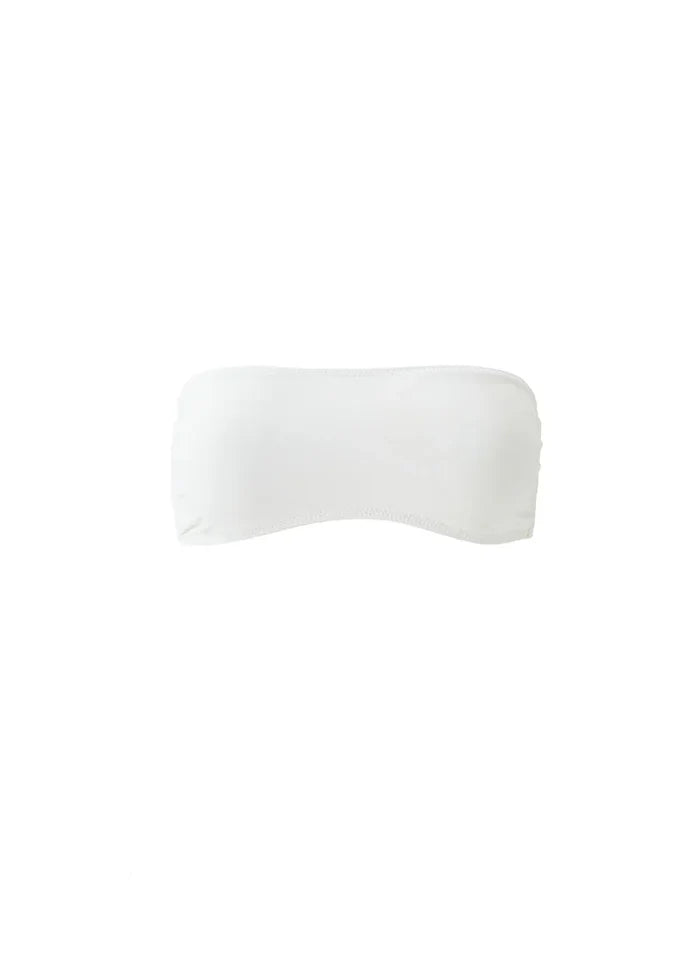 Swimwear Melissa Odabash Memphis Bandeau Bikini Top White Apoella