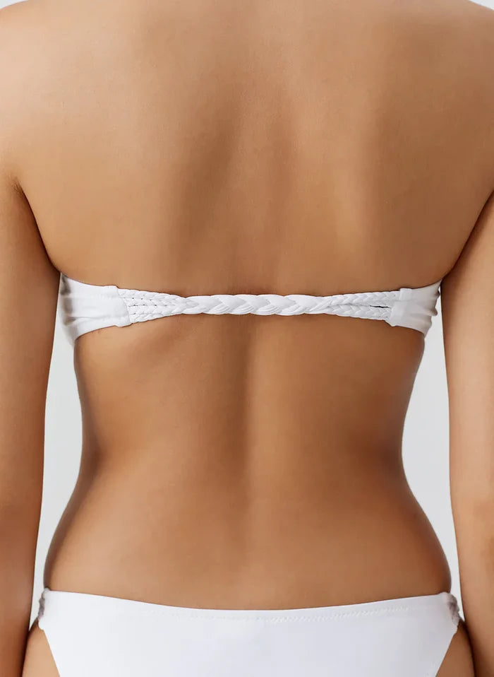 Swimwear Melissa Odabash Memphis Bandeau Bikini Top White Apoella