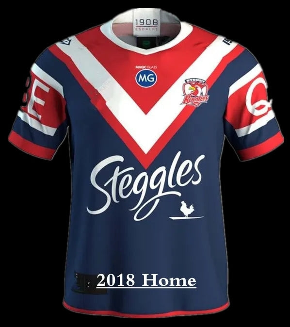 Mens 2018/2019/2020/2021/2022/2023 Sydney Roosters Rugby League Replica Jerseys