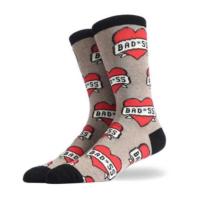 Mens Cool Colourful Designed Printed Socks