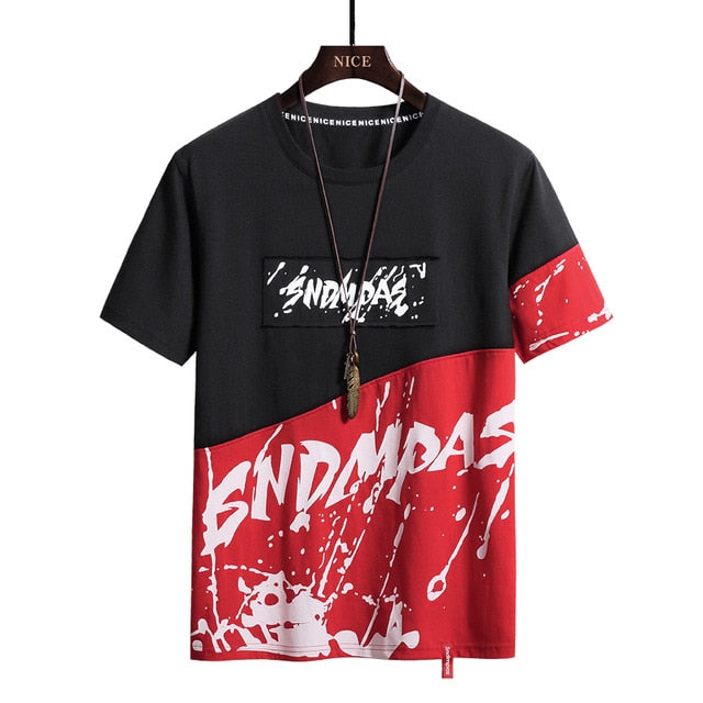 Mens Grafitti Printed Plus Size Oversized T-Shirts - Up To 9XL