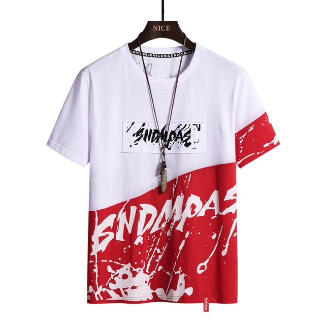 Mens Grafitti Printed Plus Size Oversized T-Shirts - Up To 9XL