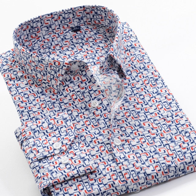 Mens Oversized Solid Coloured, Patterned & Floral Printed Long Sleeve Shirts