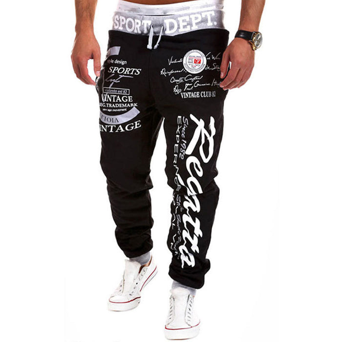 Mens Printed Graphic Sport Trackpants