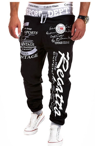 Mens Printed Graphic Sport Trackpants