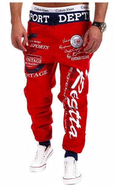 Mens Printed Graphic Sport Trackpants