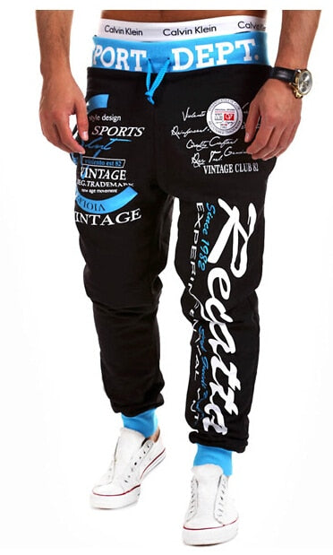 Mens Printed Graphic Sport Trackpants
