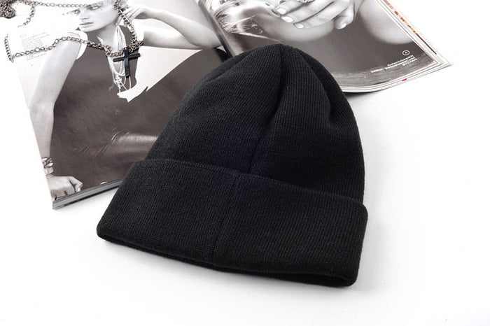 Mens/Womens Hip-Hop WITCH Embroidered Knitted Wool Beanies
