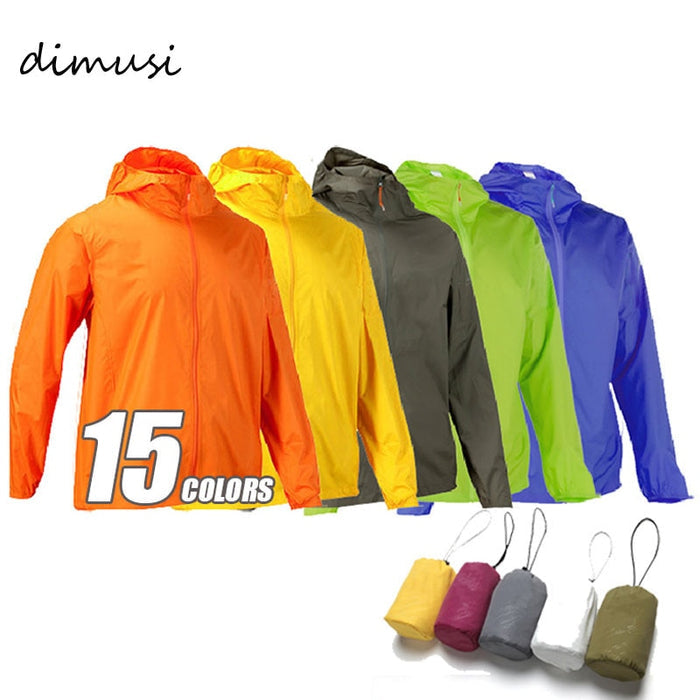 Mens/Womens Quick Dry Waterproof Ultra-Light Windbreaker Jacket
