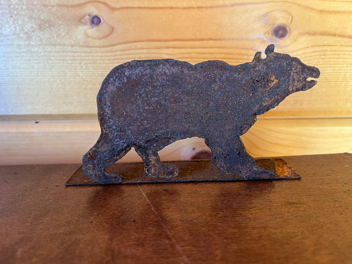 Metal Standing Bear