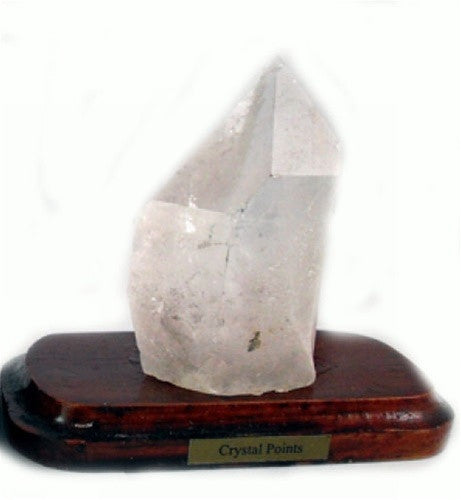 Mineral Sampler - Set of 4 Minerals on Wooden Bases  - Gift Boxed! - dinosaursrocksuperstore