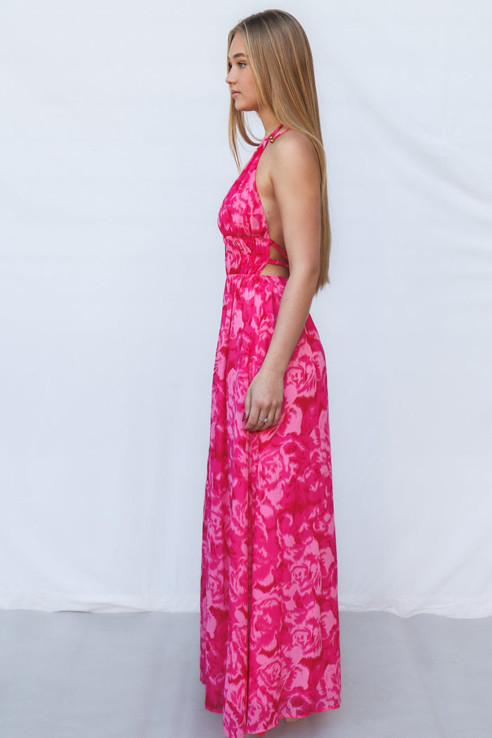 Minfy Maxi Dress - Pink - Runway Goddess