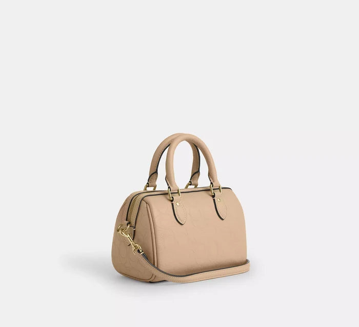 Mini Rowan Crossbody Bag In Signature Leather