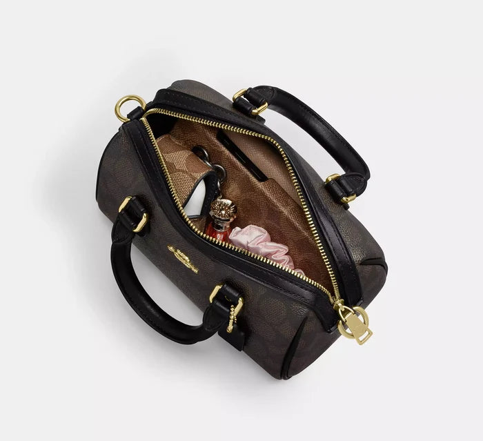 Mini Rowan Crossbody Bag In Signature Leather