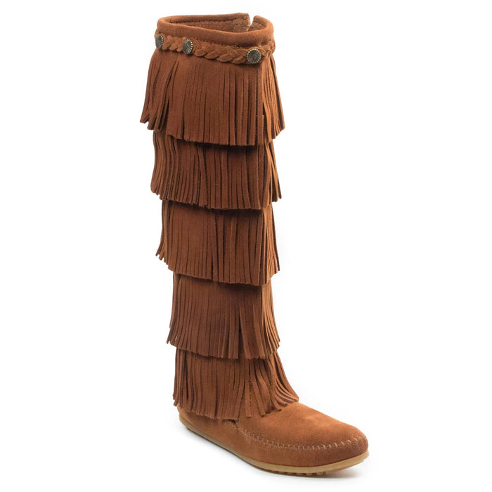 Minnetonka 5-Layer Fringe Boot - Womens Boots - Hatcountry