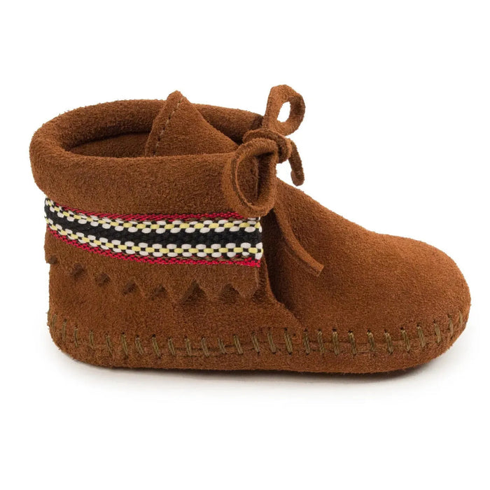 Minnetonka Braid Bootie - Infants Moccasin Bootie - Hatcountry