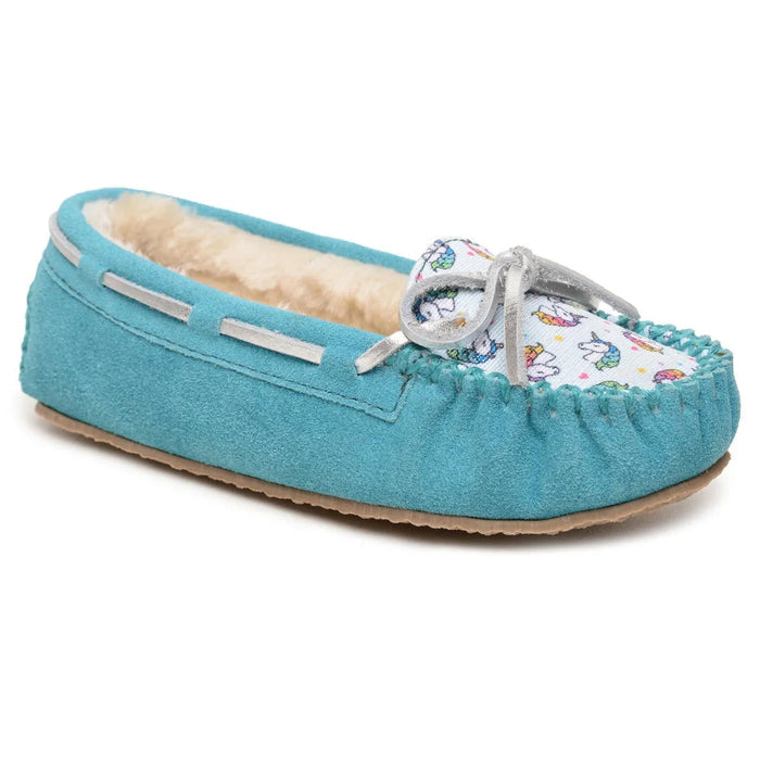 Minnetonka Cassie Suede - Children's Slipper - Hatcountry