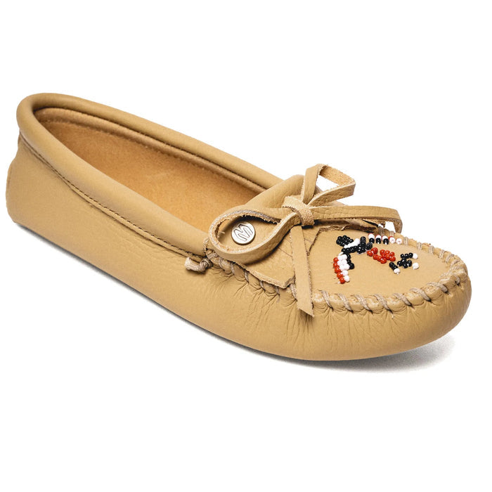 Minnetonka Thunderbird Animikii Softsole Leather - Womens Moccasin - Hatcountry