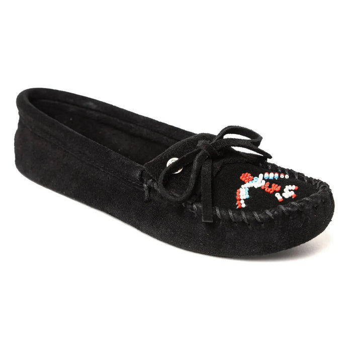 Minnetonka Thunderbird Animikii Softsole Suede - Womens Moccasin - Hatcountry