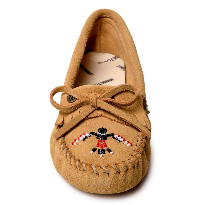 Minnetonka Thunderbird Animikii Softsole Suede - Womens Moccasin - Hatcountry