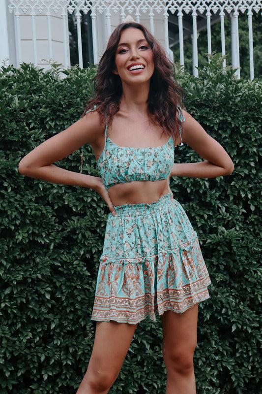 Mint Faye Set Top - Runway Goddess