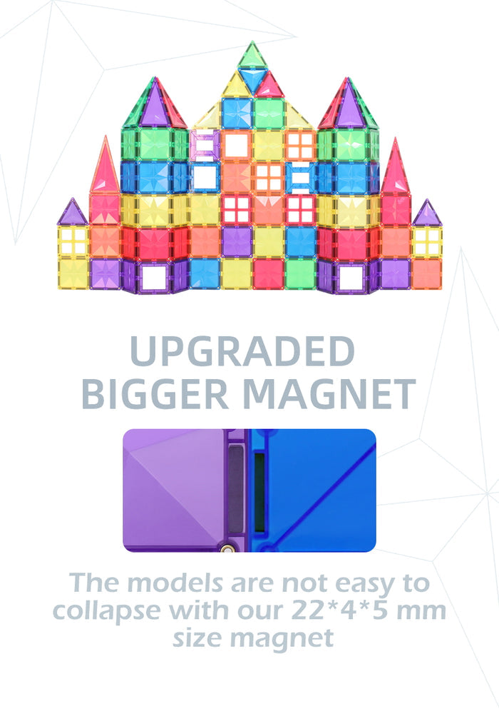 MNTL Classic Magnetic Tile 72 Pcs