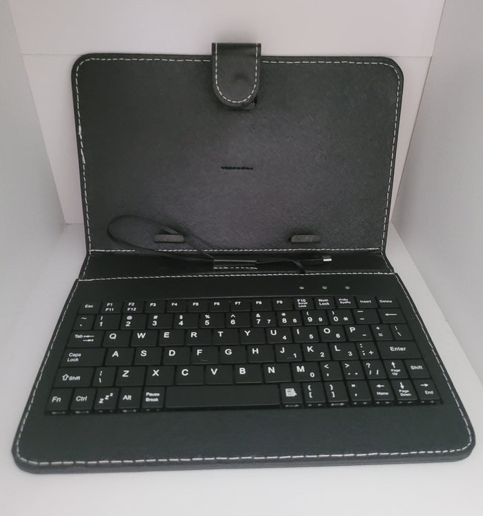 Mobile Bluetooth Wireless Keyboard - Leather Case