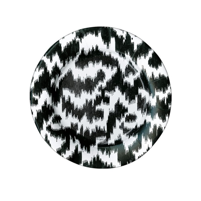 Modern Moire Black Salad/Dessert Plates