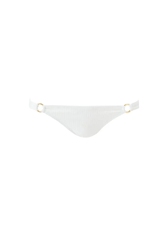 Swimwear Melissa Odabash Montenegro Bikini Bottom Cream Ribbed Apoella
