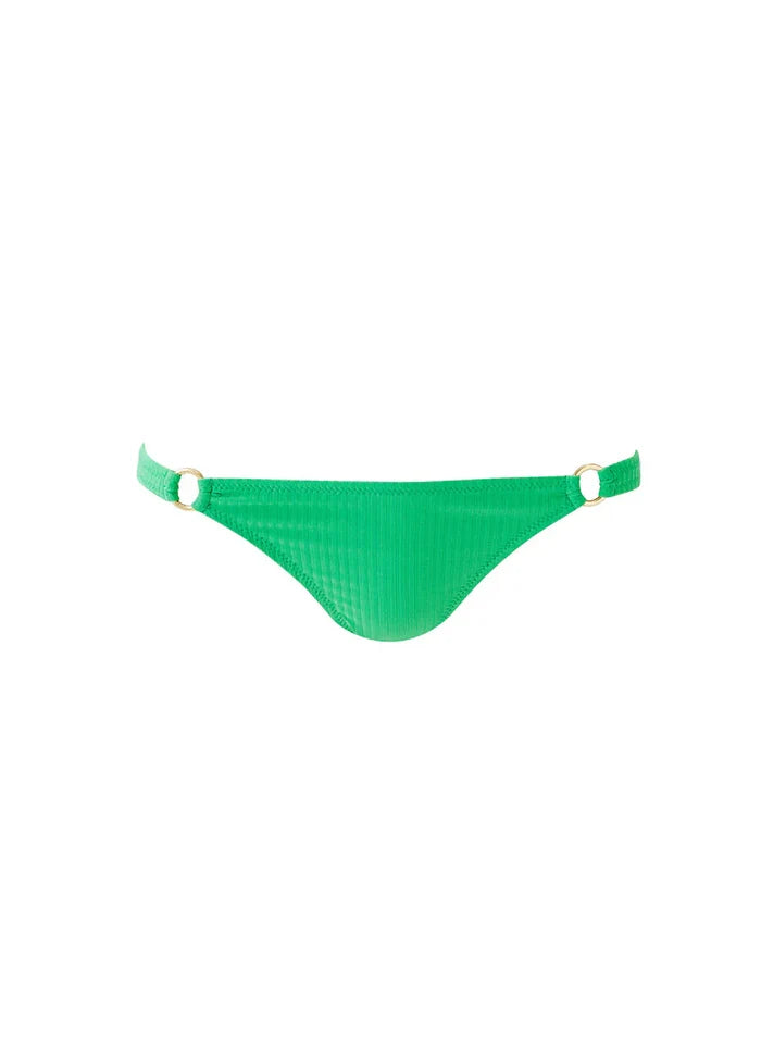 Swimwear Melissa Odabash Montenegro Bikini Bottom Green Ribbed Apoella