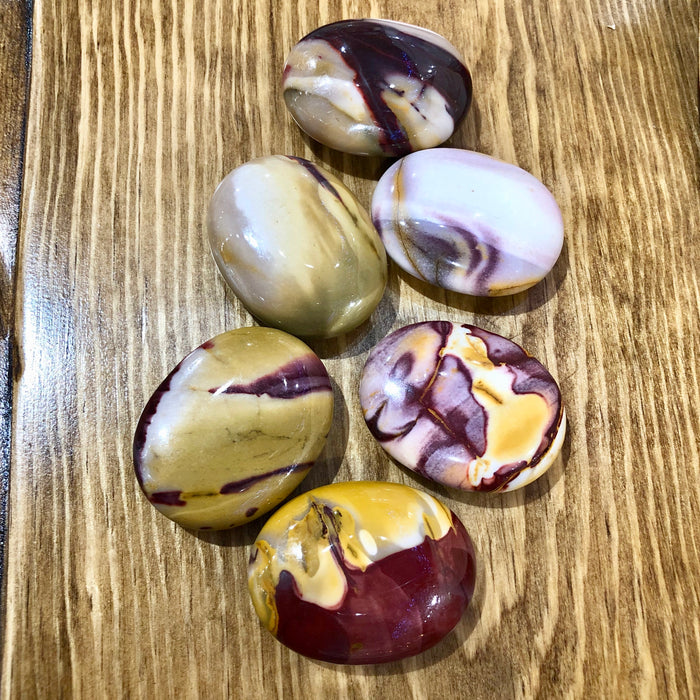 Mookaite Palm Stone