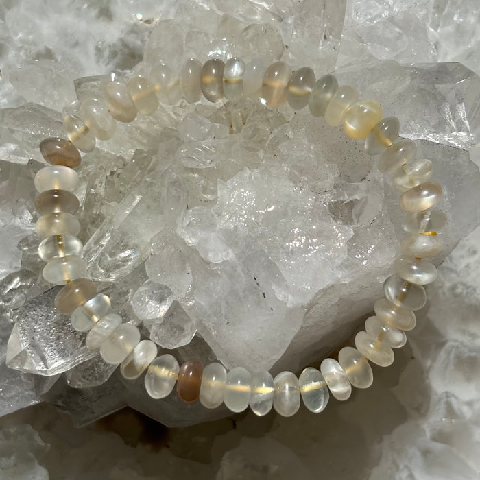 Moonstone Beaded Bracelet