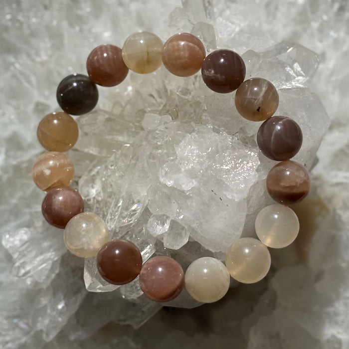 Moonstone Beaded Bracelet