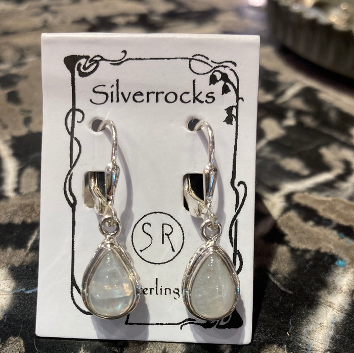 Moonstone earrings