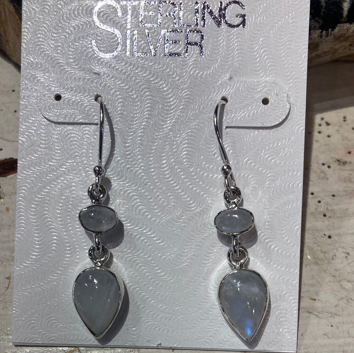 Moonstone earrings