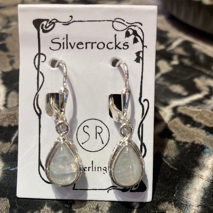 Moonstone earrings