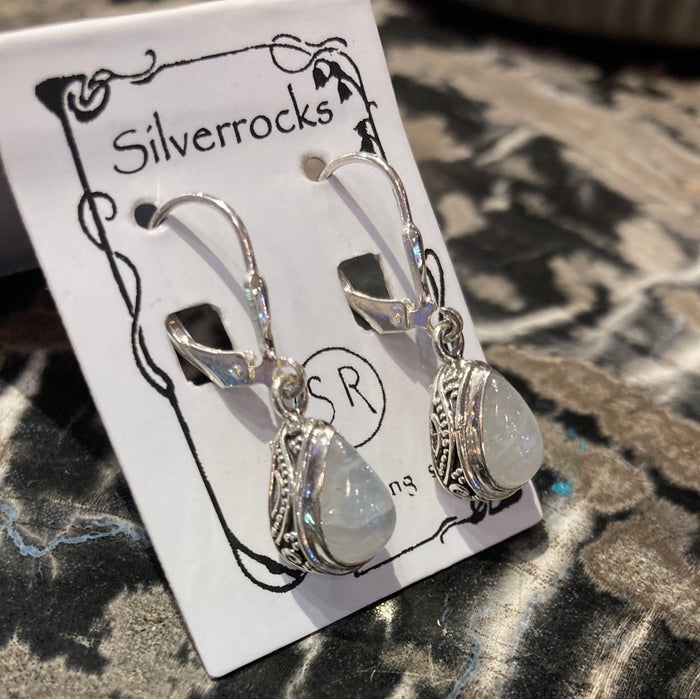 Moonstone earrings
