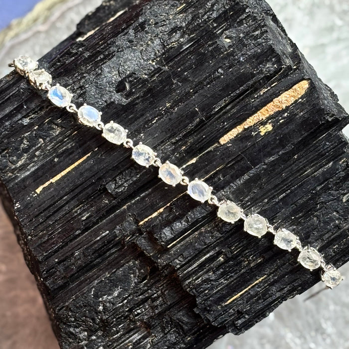 Moonstone Sterling Silver Bracelet