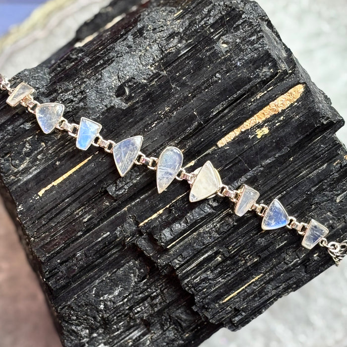Moonstone Sterling Silver Bracelet